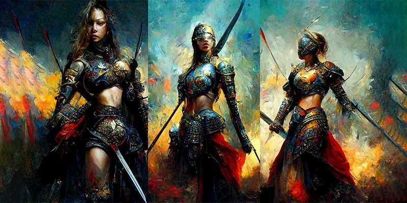 Warrior Princess generated by undefined