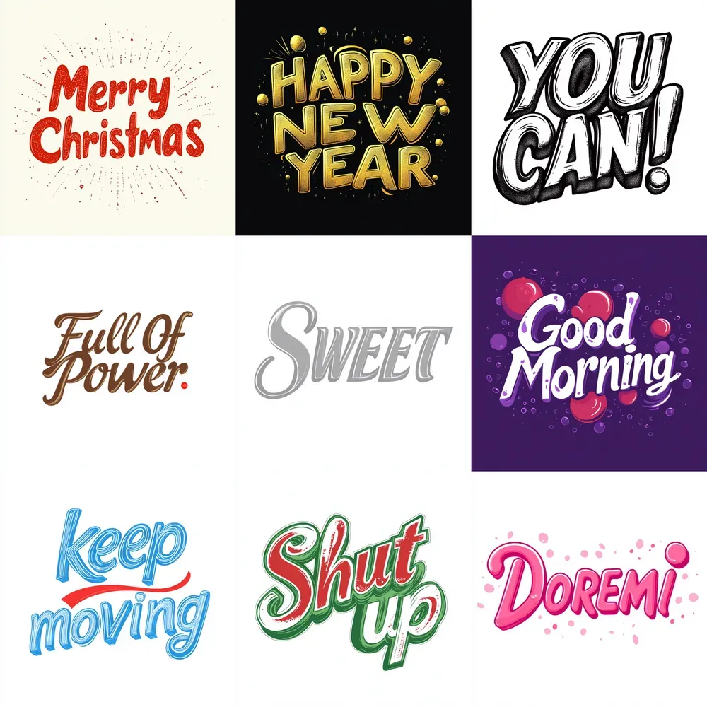 Cute Text Logos