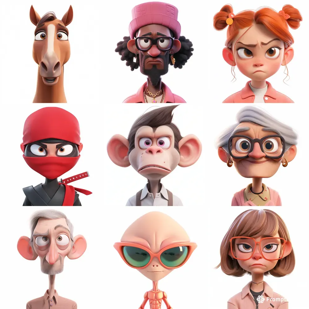 Funny Characters Avatar Generator