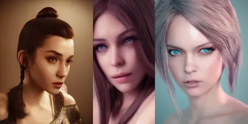 Female Roleplaying Avatars generated by promptbase