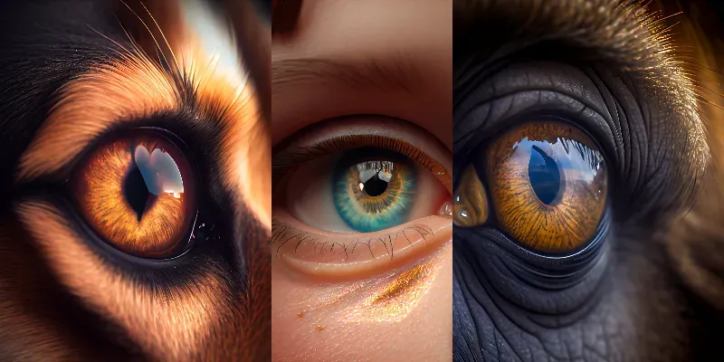 Macro Shots Of Eyes generated by undefined