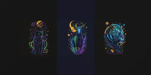 Abstract Tshirt Designs generated by leonardo