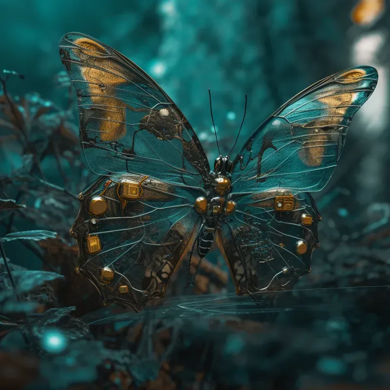 Digital Art Of Cute Metamorphosis Insects
