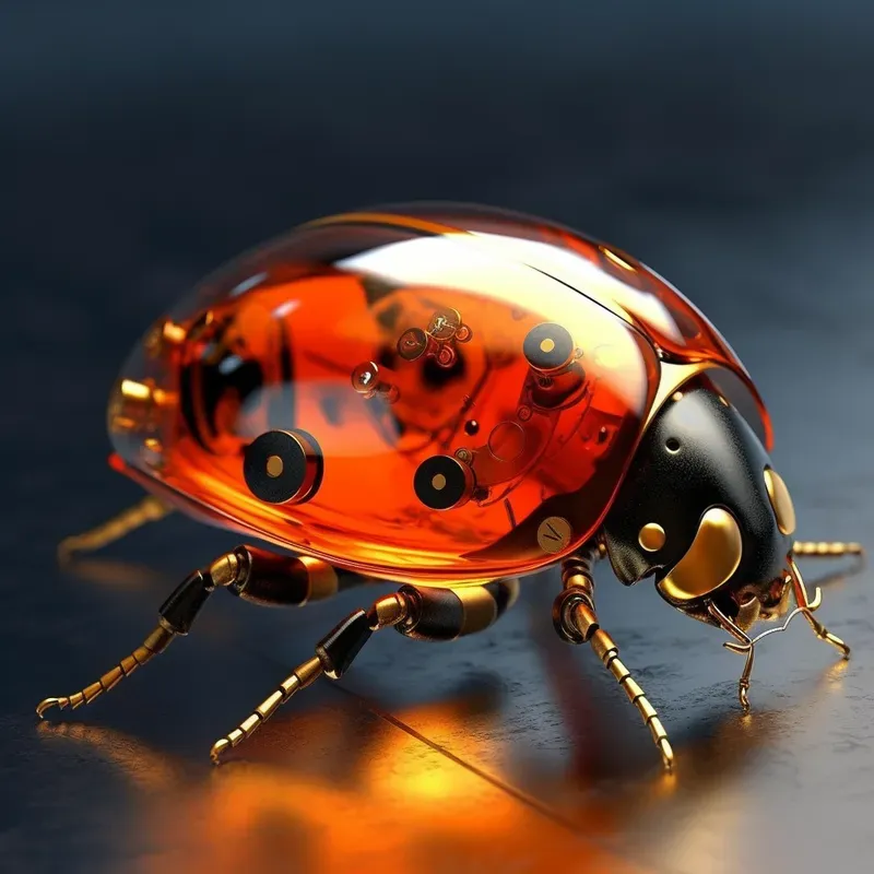 Digital Art Of Cute Metamorphosis Insects