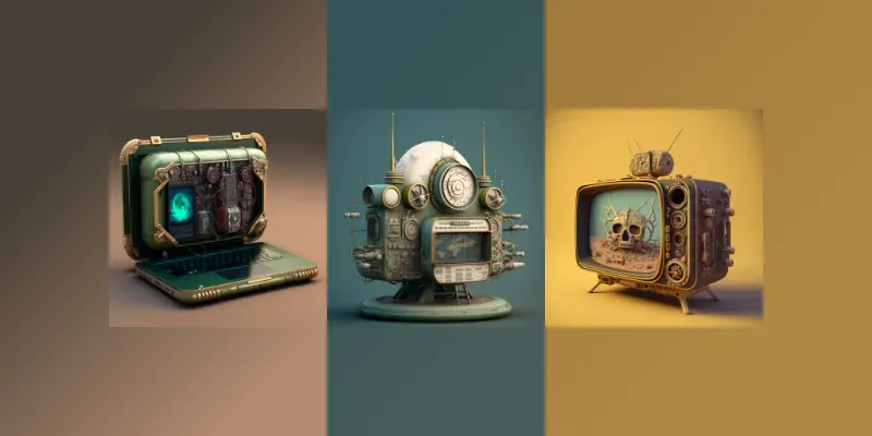 Alien Machines And Electronics generated by undefined