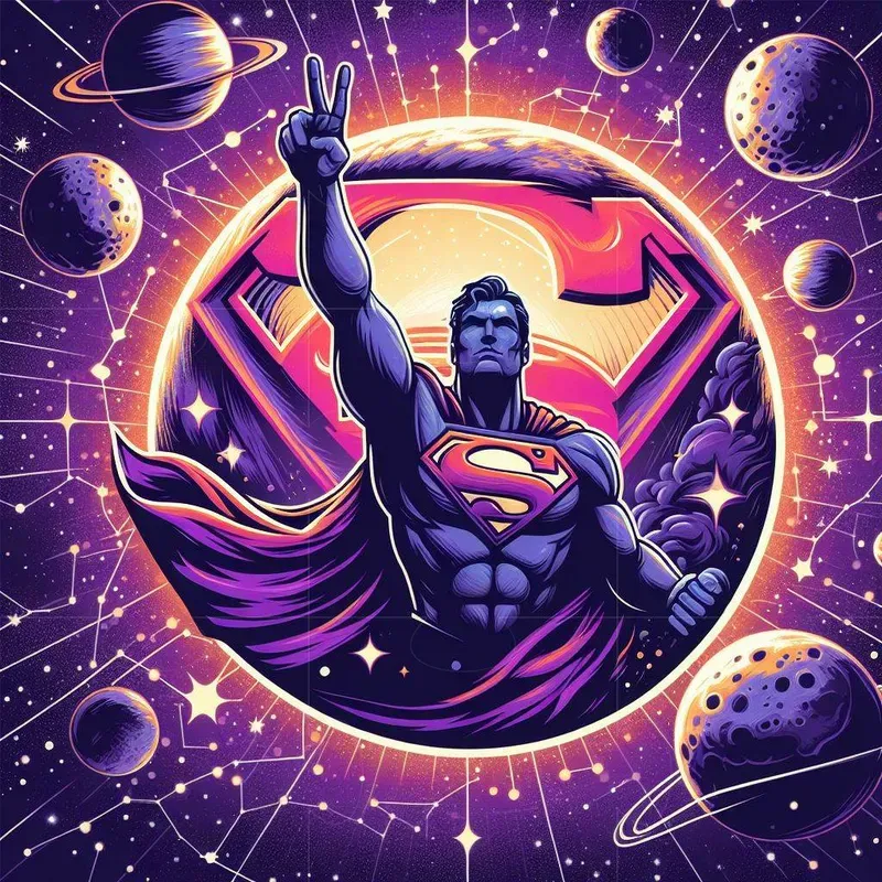 Superheroes In Action Logos Collections
