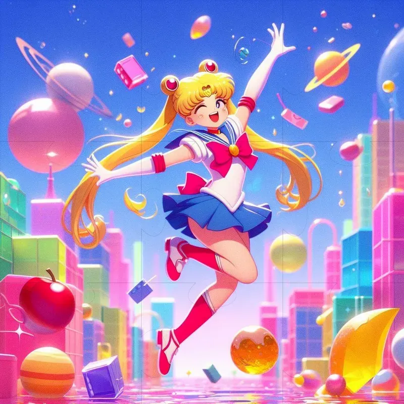 Cartoon Anime Characters In Funny Poses