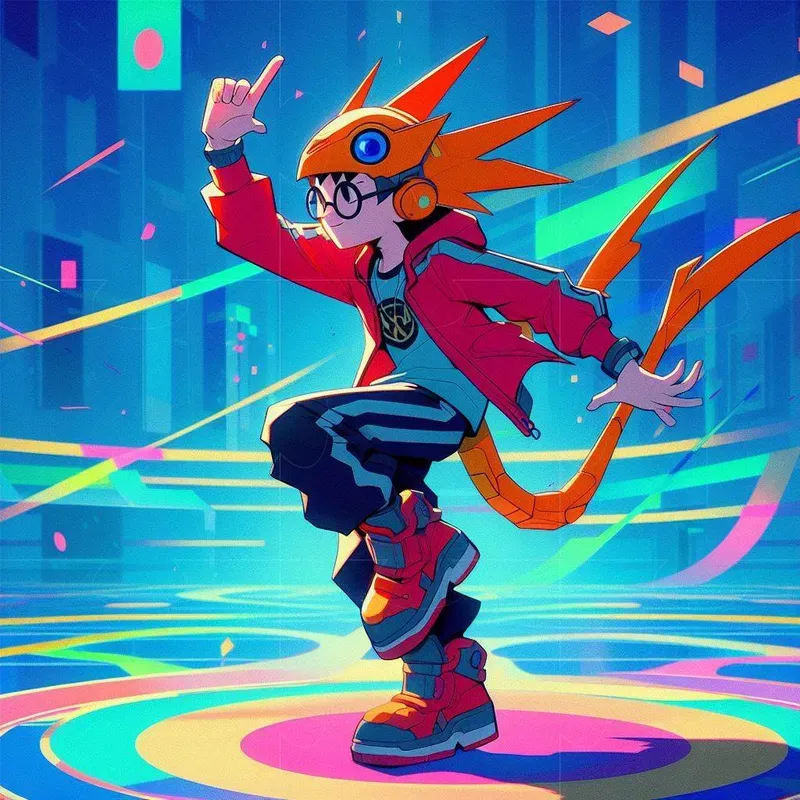 Cartoon Anime Characters In Funny Poses