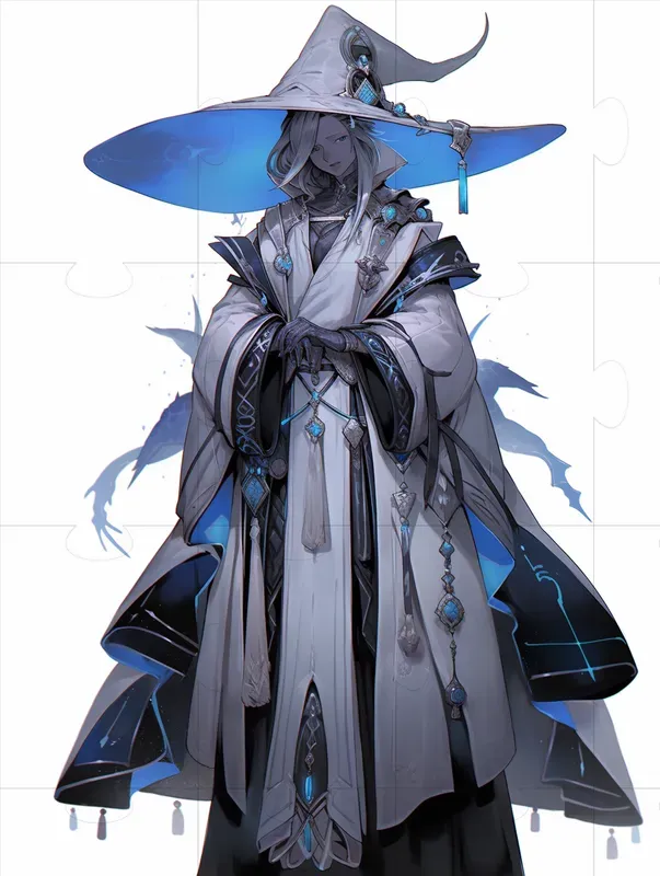 3D Wizard Character Portraits