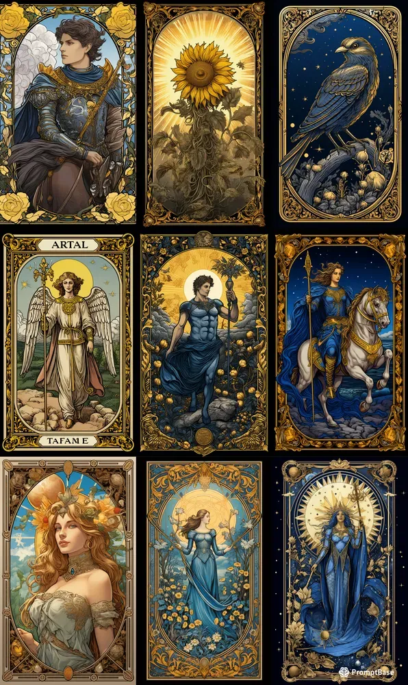 Tarot Art Illustrations High Quality