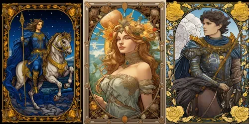 Tarot Art Illustrations High Quality generated by midjourney