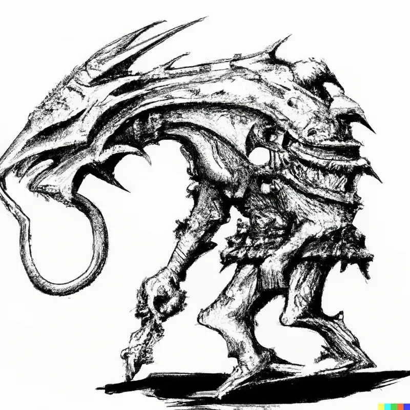 D&D Pen and Ink Monsters