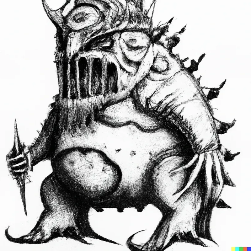 D&D Pen and Ink Monsters