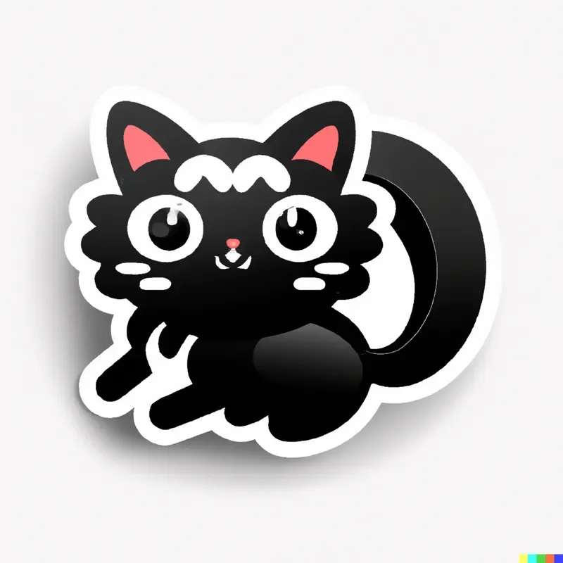Cute 2d Animal Stickers