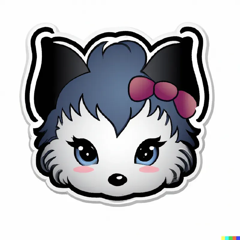 Cute 2d Animal Stickers
