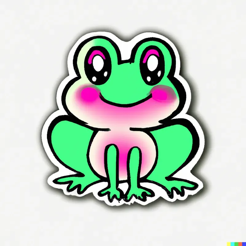 Cute 2d Animal Stickers