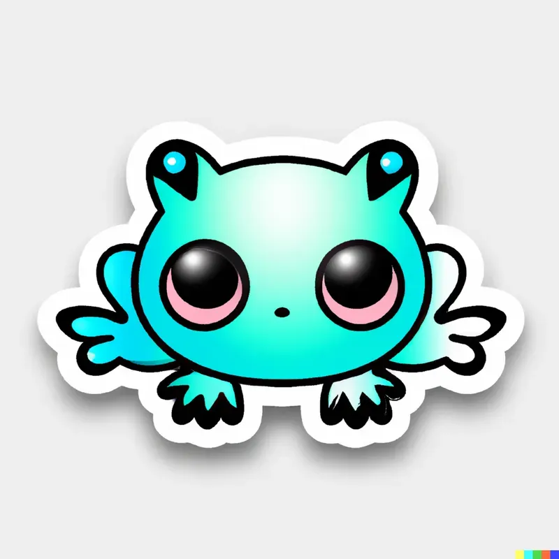 Cute 2d Animal Stickers
