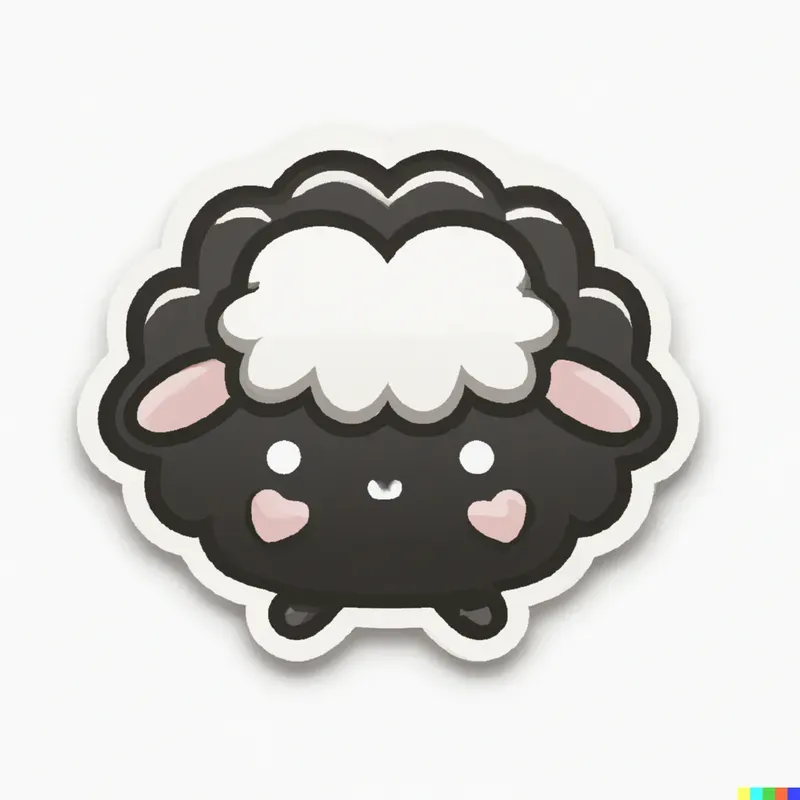 Cute 2d Animal Stickers