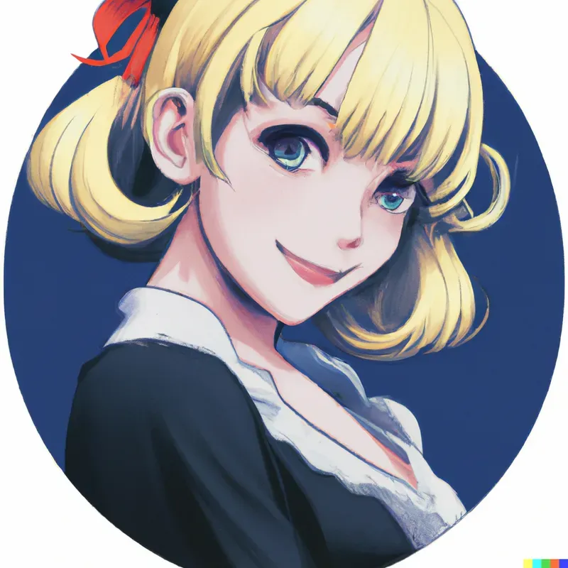 Manga Woman Pin-up Art