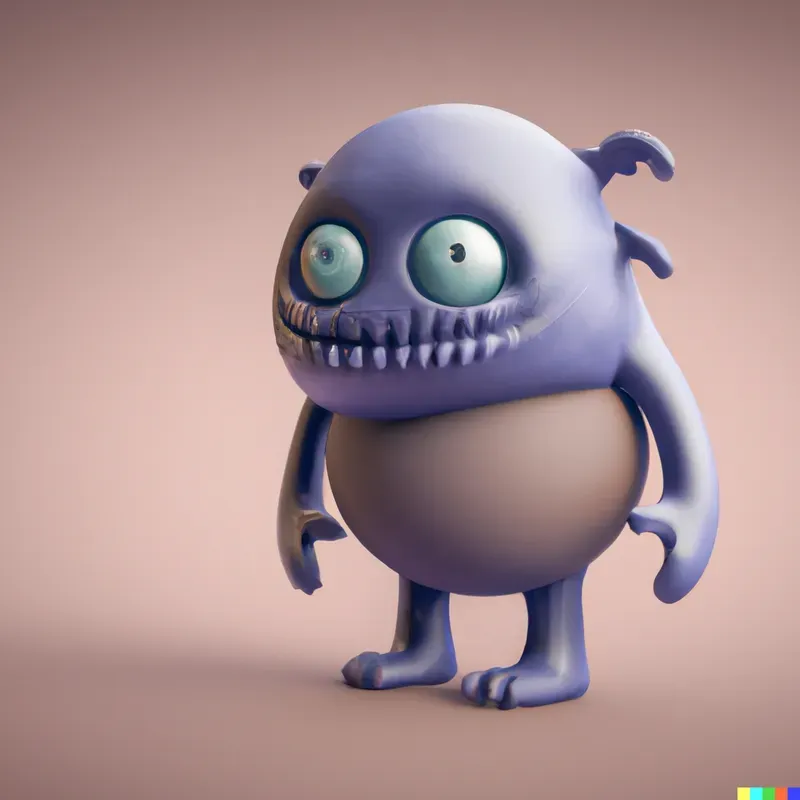 Cute 3d Monsters