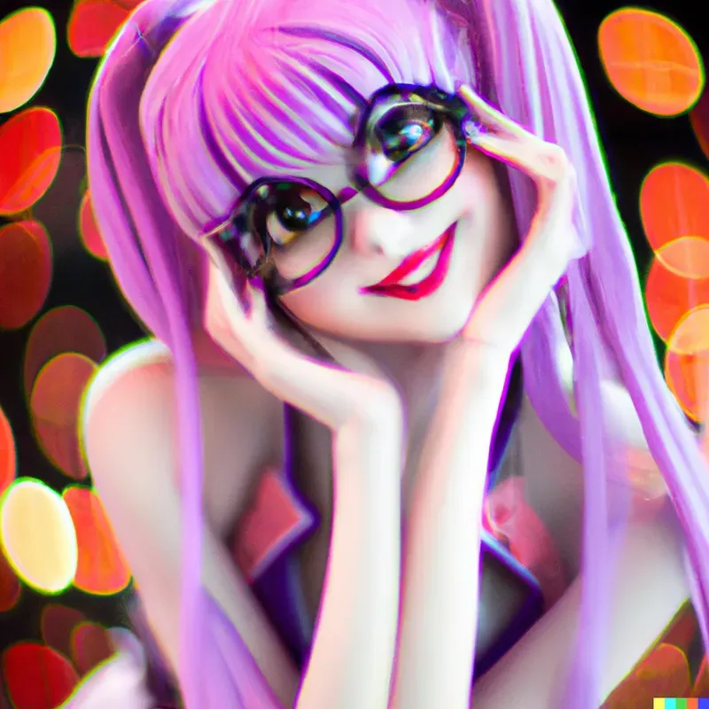 Manga Woman Pin-up Art