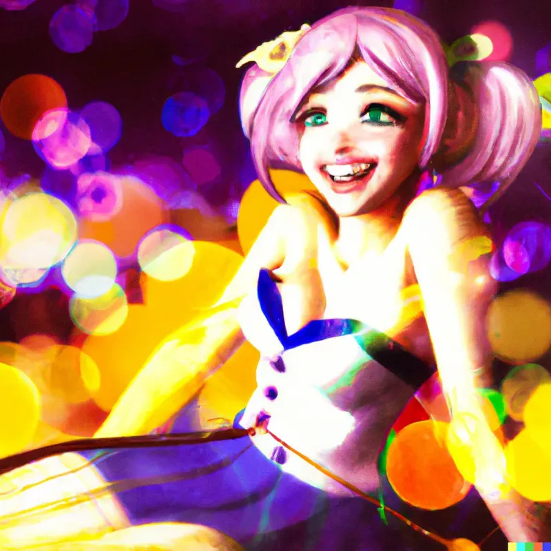 Manga Woman Pin-up Art