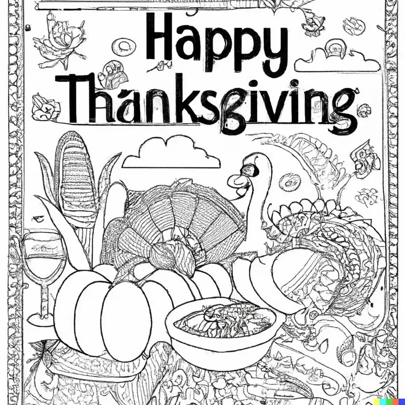Thanksgiving Coloring