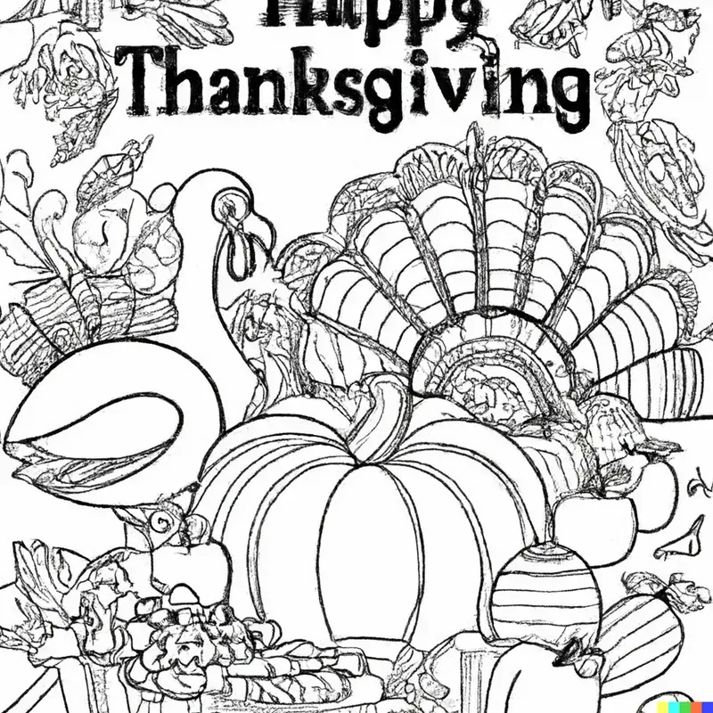 Thanksgiving Coloring