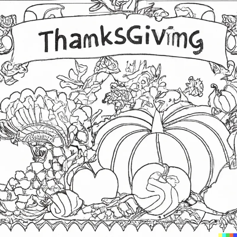 Thanksgiving Coloring