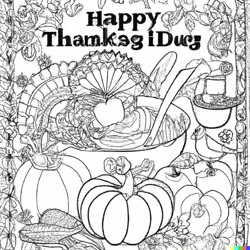 Thanksgiving Coloring
