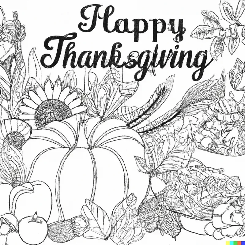 Thanksgiving Coloring