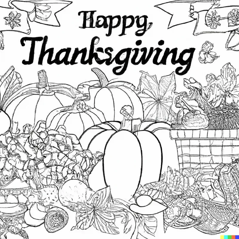 Thanksgiving Coloring