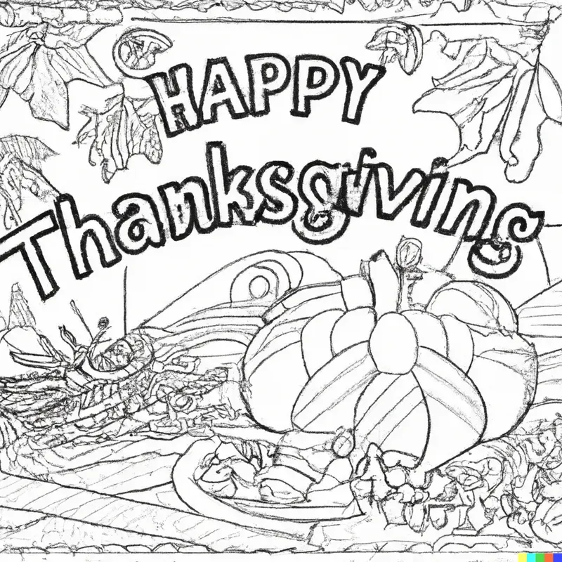 Thanksgiving Coloring