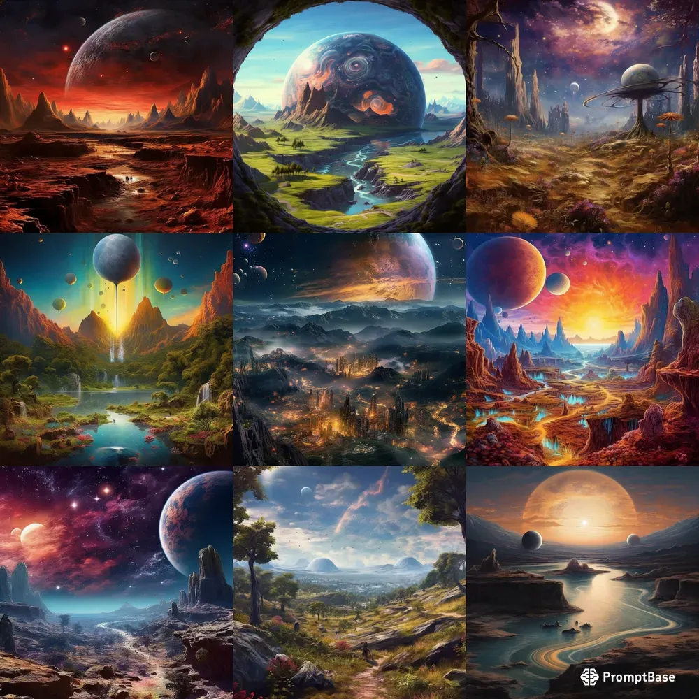 Alien Planet Backgrounds