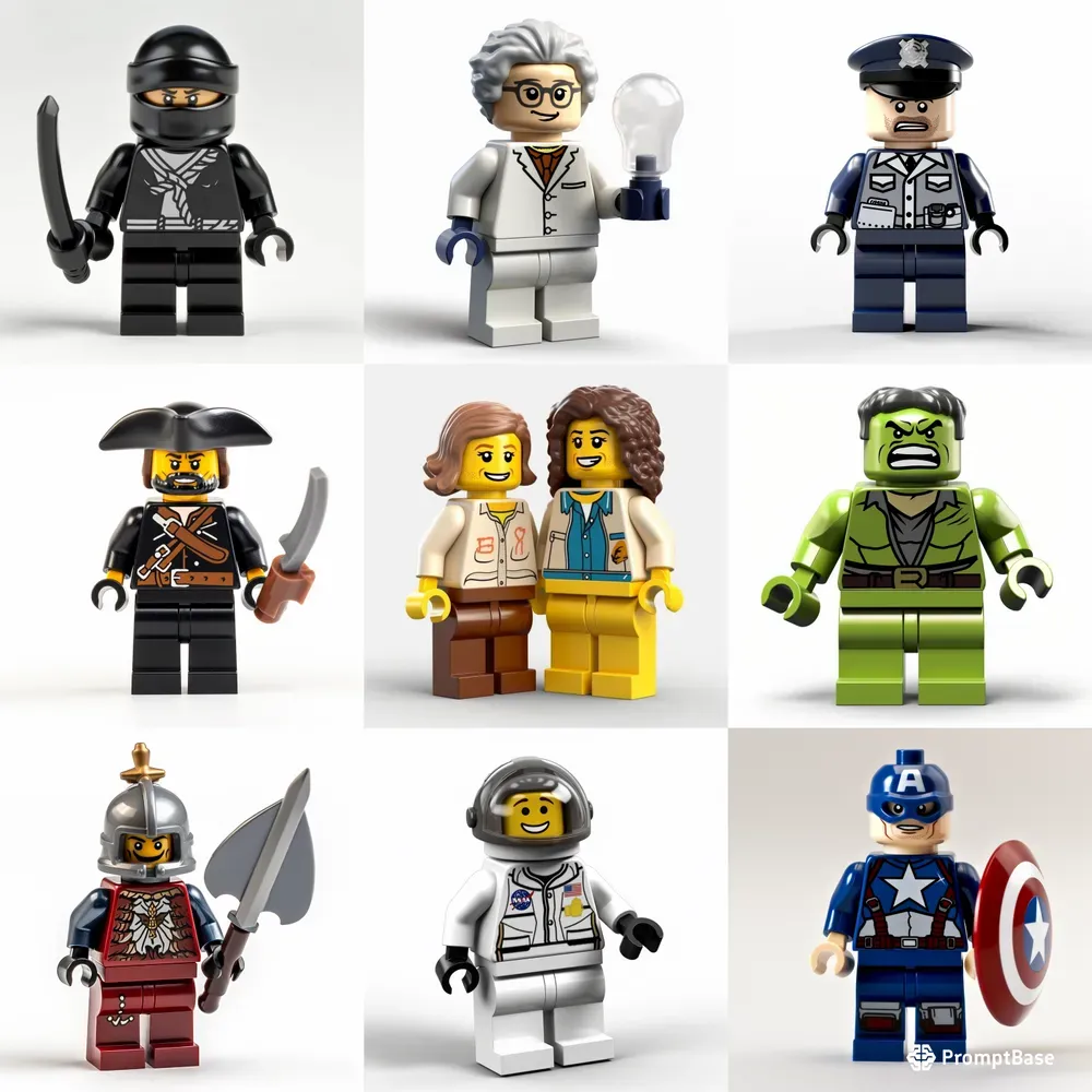 Realistic Lego Minifigures