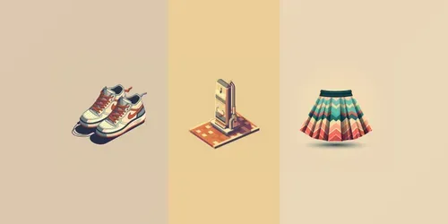 Retro Style Things generated by midjourney