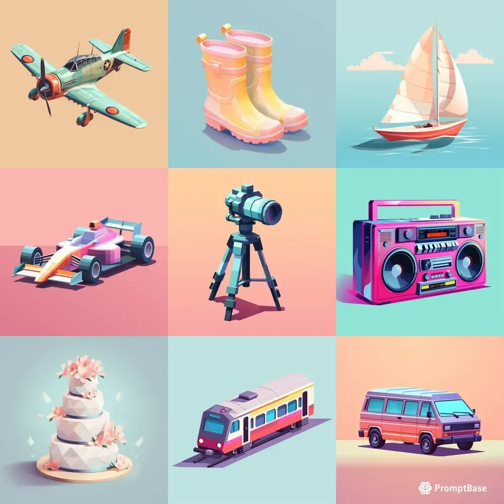 Low-poly Objects