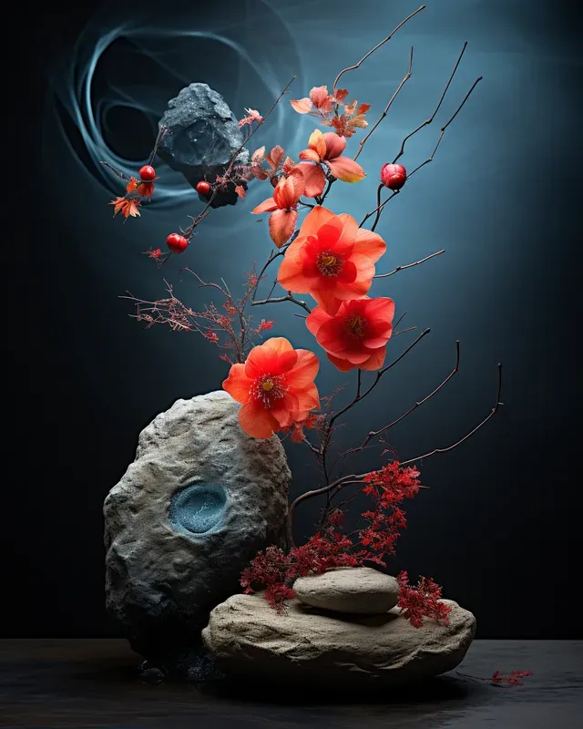 Ikebana Flower Arrangements