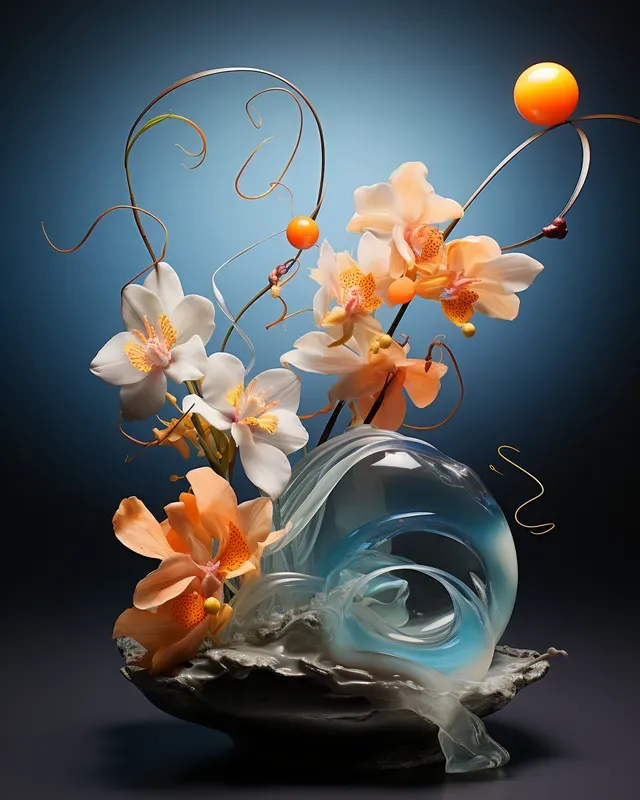 Ikebana Flower Arrangements