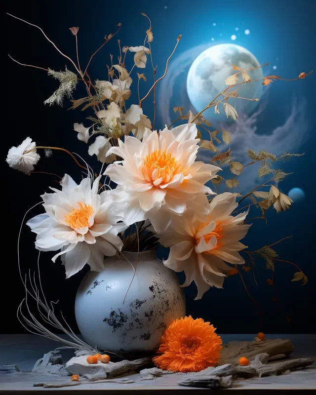 Ikebana Flower Arrangements