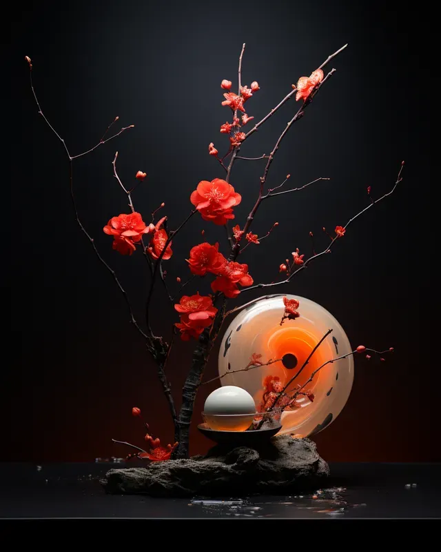 Ikebana Flower Arrangements