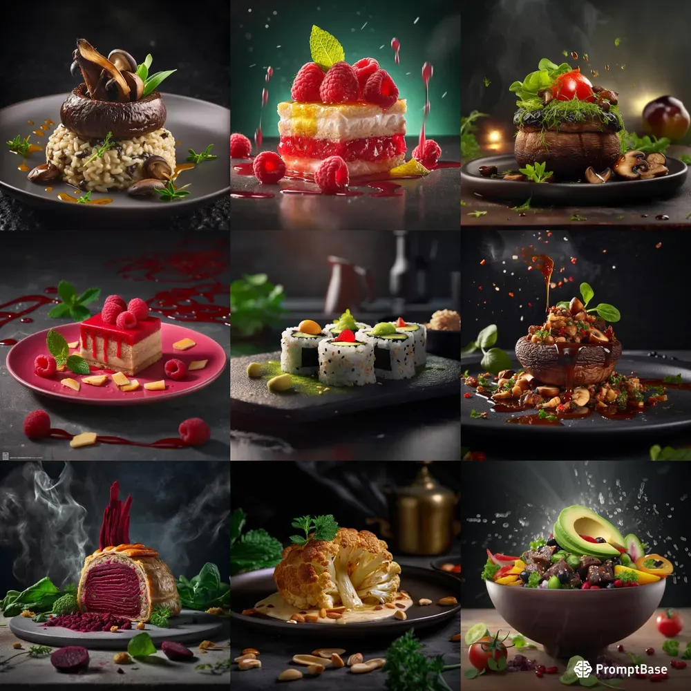 Vegan Gourmet Food Photography Packs