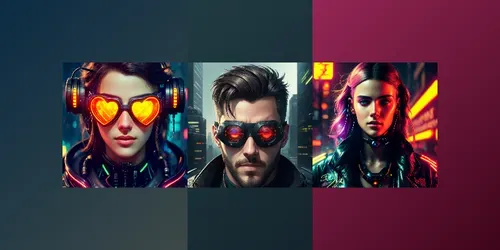 Cyberpunk Portraits generated by stable-diffusion