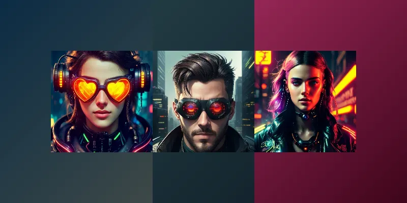 Cyberpunk Portraits generated by undefined