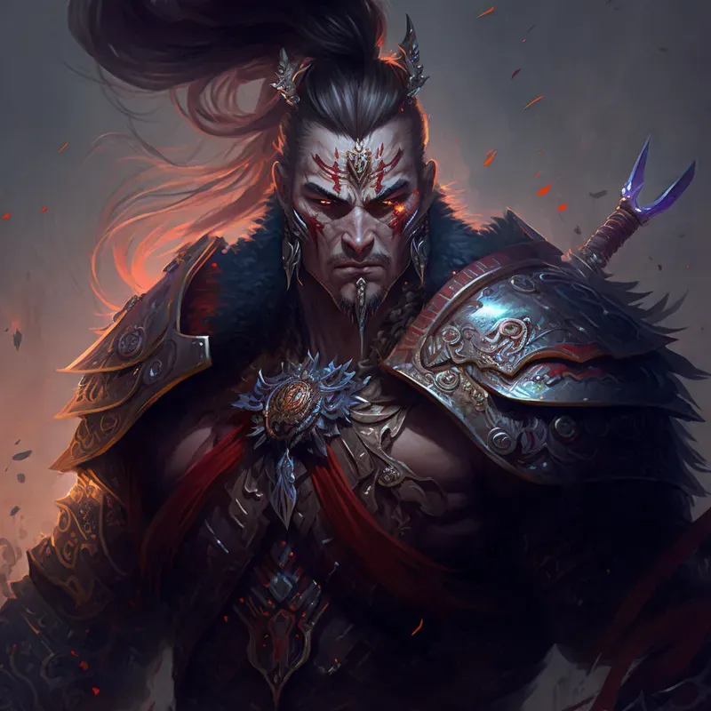 Illustrations Of A Fantastic Warriors