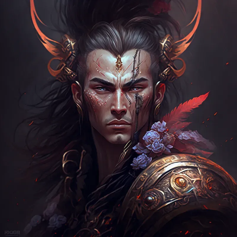 Illustrations Of A Fantastic Warriors