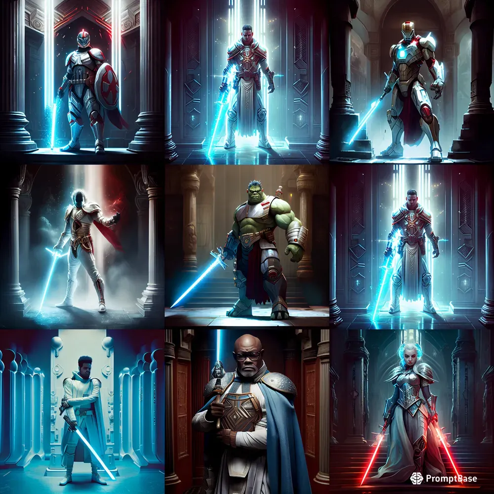 Star Wars Jedi Temple Characters