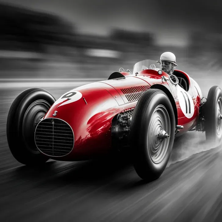 Race Cars In Motion