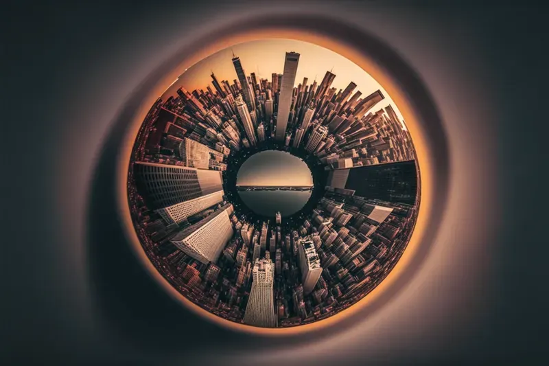 Fisheye City Skylines