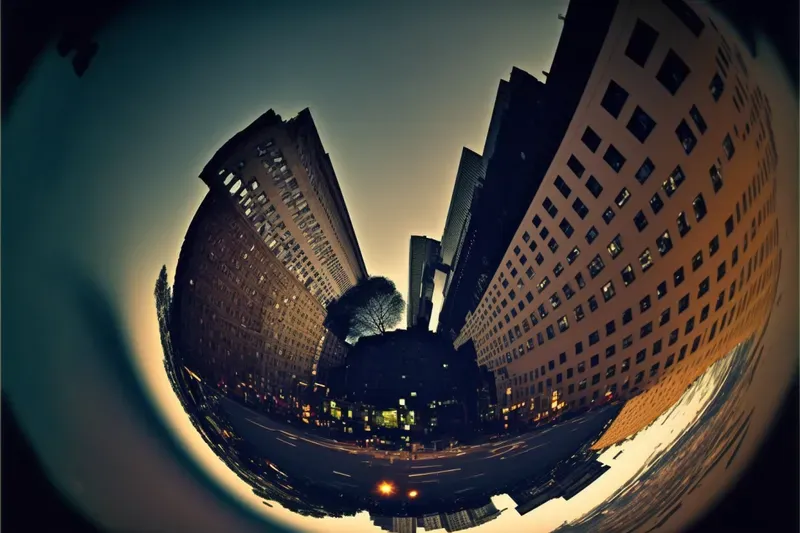 Fisheye City Skylines